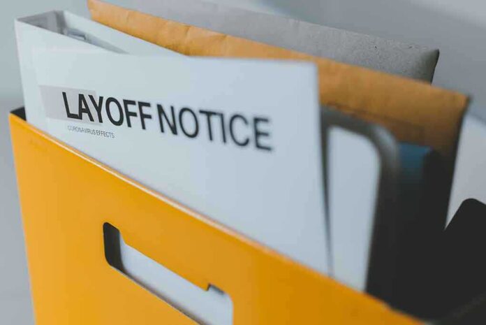 172298839 featured image Layoff notice in a yellow box.