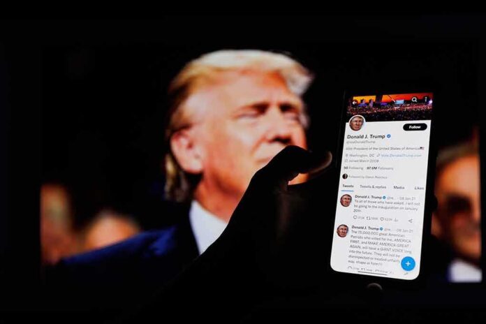 2262006435 featured image Hand holding phone with social media profile display