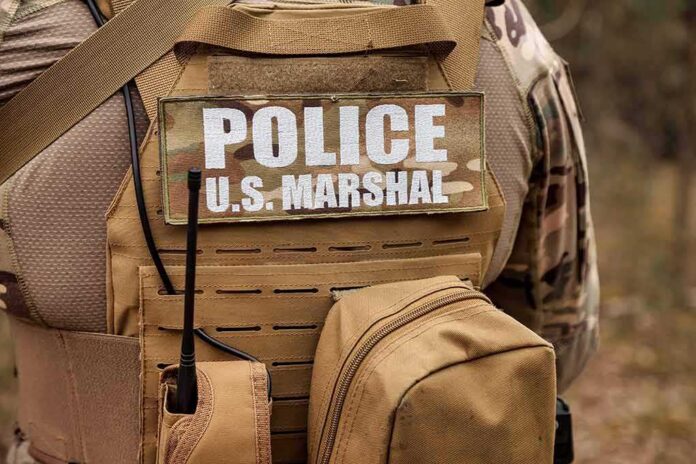 2006572079 featured image US Marshal vest with police label and backpack