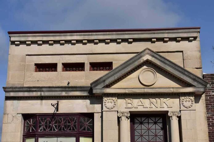 1286239177 featured image Stone building facade with bank sign and columns