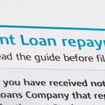 Document titled Student Loan repayments with instructions for filling out forms