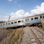 Reddit Bombshell Derails Senate Race An overturned train on a railway track surrounded by vegetation