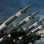 UNEXPECTED Gulf Betrayal Rocks Iran Four rockets pointed towards the sky.