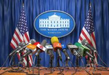 Trump’s Iran Strategy – What You DON’T Know Multiple microphones at White House press briefing podium.