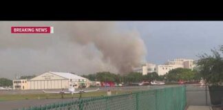 Crews battle 2-alarm fire at building on USF St. Pete campus