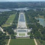 Renovations to coat Lincoln Memorial Reflecting Pool in blue continue