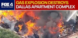 Explosion and fire destroys Dallas apartments