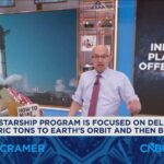 Jim Cramer breaks down the numbers behind SpaceX's valuation