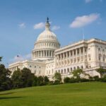 Iran ‘Victory’ Claim Sparks Lebanon Jitters The U.S. Capitol building surrounded by green grass and trees under a blue sky