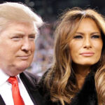 Melania Trump Says “Enough Is Enough” Two people posing closely at an event.