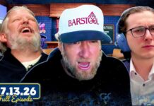 A Freak Fall May Have Ended Henderson’s World Cup. McGregor Injured at UFC 329, Mbappé vs. Messi & MLB All Star Week | Wake Up Barstool Full Episode