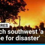 'A recipe for disaster': France's dry southwest struggles to contain wildfire • FRANCE 24 English
