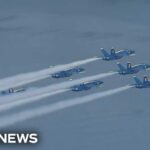 Record Armada:America’s 250th Fleet Draws Millions Blue Angels fly over New York Harbor as part of Sail4th 250