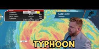 Typhoon Dolphin hits Okinawa and Southern Japan