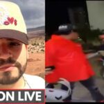 Motorcycle Hitmen Crash The Stream Cesar Gastelum Mexican Influener Shot Dead During Live Stream in Sinaloa