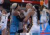 Carrington Ejected After Controversial Foul Sophie Cunningham wants to fight DiJonai after flagrant 2 👀 Caitlin Clark tech for bumping ref