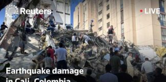 LIVE: Damage in Cali, Colombia, after earthquake hits