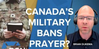 Canadian Military Chaplains Told to Stop Religious Prayers | Brian Dijkema