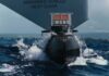 Robot Sailboat Fires Real Missiles Saildrone Surveyor USV launches JAGM missiles