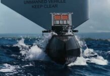 Robot Sailboat Fires Real Missiles Saildrone Surveyor USV launches JAGM missiles