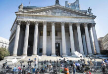 Media Haunts: CNN Faces Fallout Over Old Story Teddy Williams at courthouse steps with media outside a neoclassical building