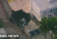 Sinkhole threatens mansion once linked to Nicolas Cage