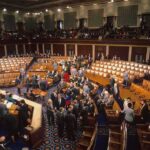 Dallas Hosts First Republican Midterm Convention Legislative chamber with members gathering on the floor