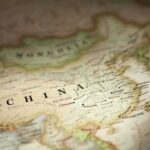 China-Backed Program Reaches U.S. Schools Detailed map highlighting China and surrounding regions