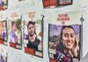 Strike Targets Suspect in Noa Argamani Abduction Posters of missing people on a wall