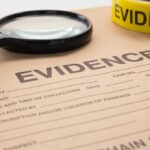 Feds Finally Hand Over Evidence in Minnesota Killings evidence form with magnifying glass