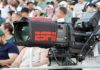 ESPN Adds McAfee to Super Bowl LXI Broadcast television camera at a sports event