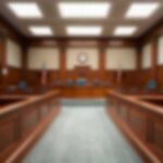 Republicans Warn Execution Broadcast Could Aid Terrorists Empty courtroom with wooden benches and judge's bench