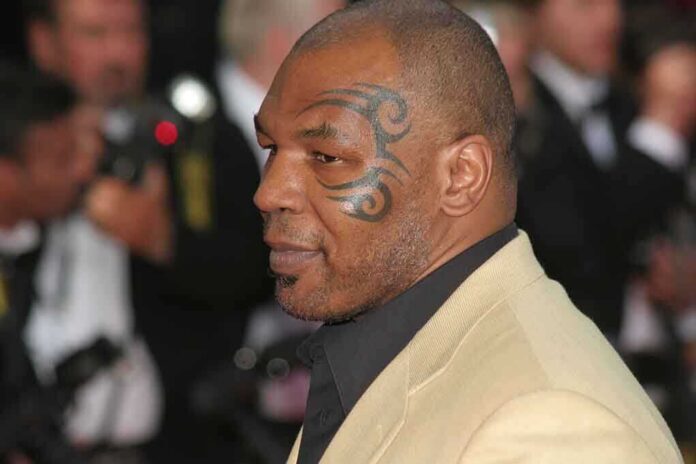 shutterstock_43781200 Mike Tyson in profile at an event
